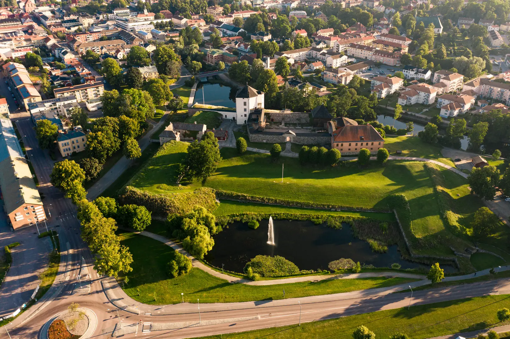 Vy över Årsta, där vi arbetar med ventilation i bostäder och fastigheter